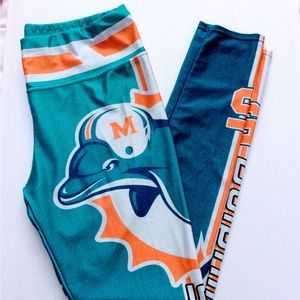 NFL Dolphins Logo tights leggings pants XL